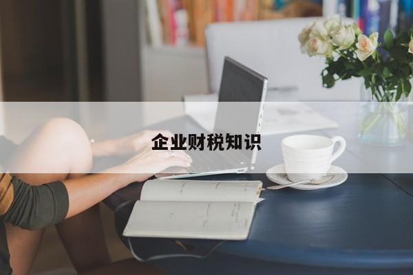企业财税知识